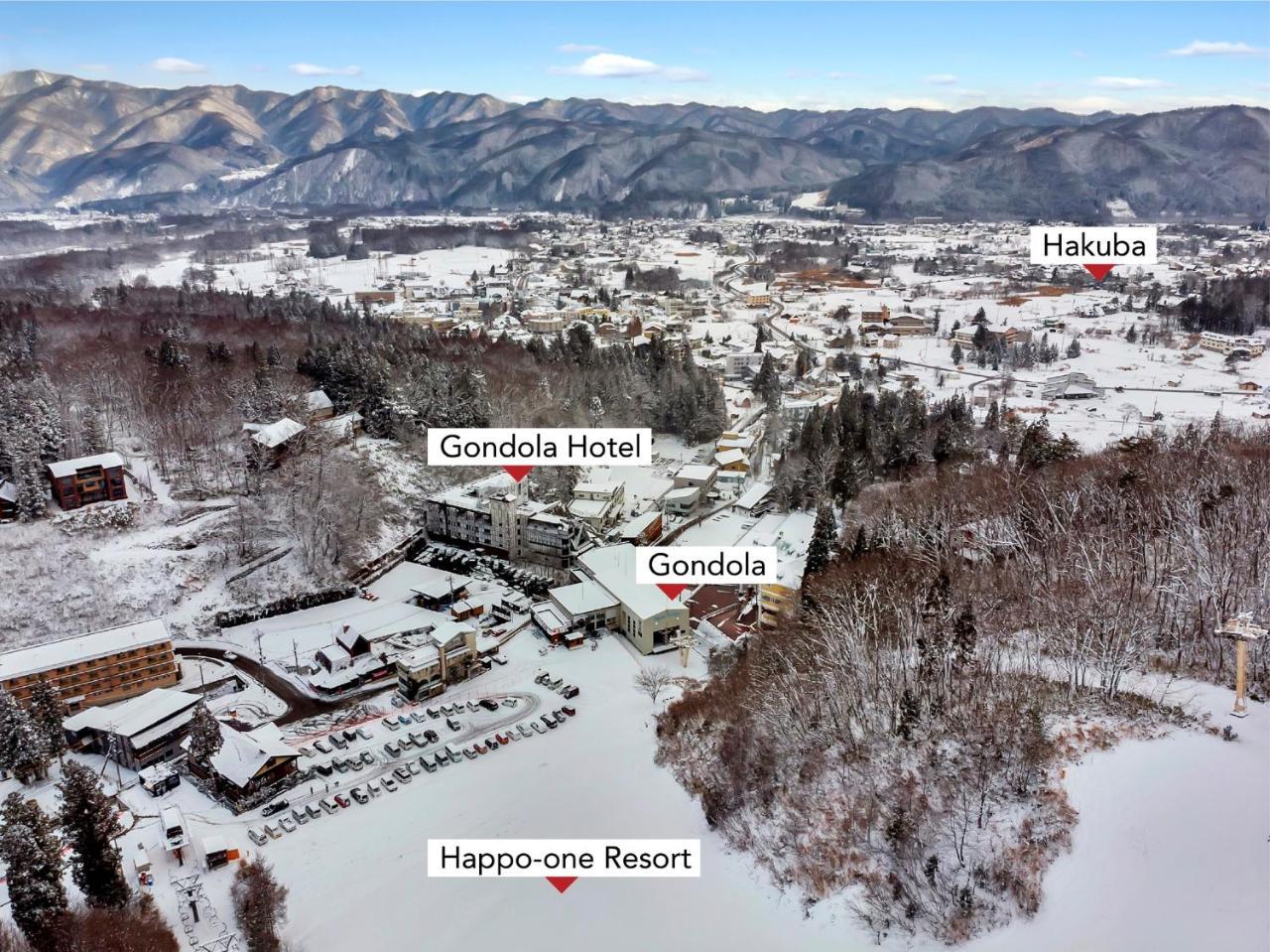 Hakuba Gondola Hotel Exteriör bild
